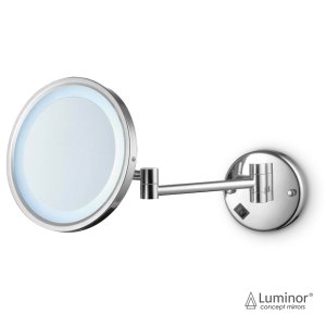Μεγεθυντικός καθρέφτης μακιγιάζ Led Luminor διαμέτρου 21,5cm