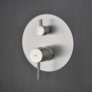 Σετ εντοιχισμού Imex Monza ντουζιέρας σε nickel matt